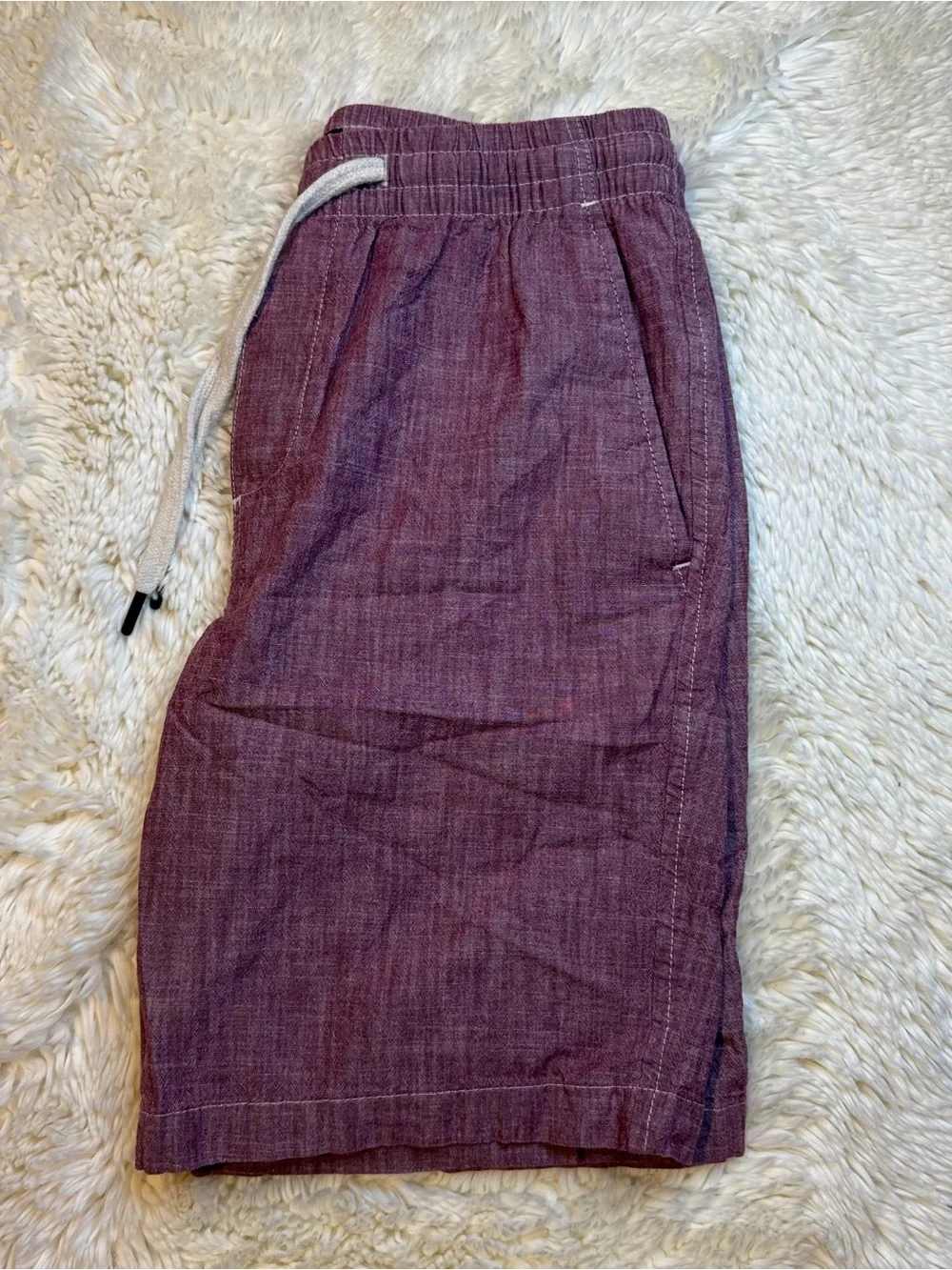 Banana Republic Men's size small casual Drawstring Shorts 8” inseam no liner